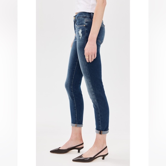 Frame Denim Jeans Le Garcon in Azure - Picture 3 of 9